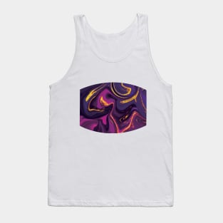 Trippy Purple Swirl Tank Top